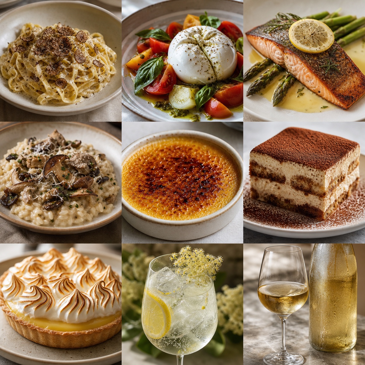 Lemon tart crowned with toasted swirls of meringue